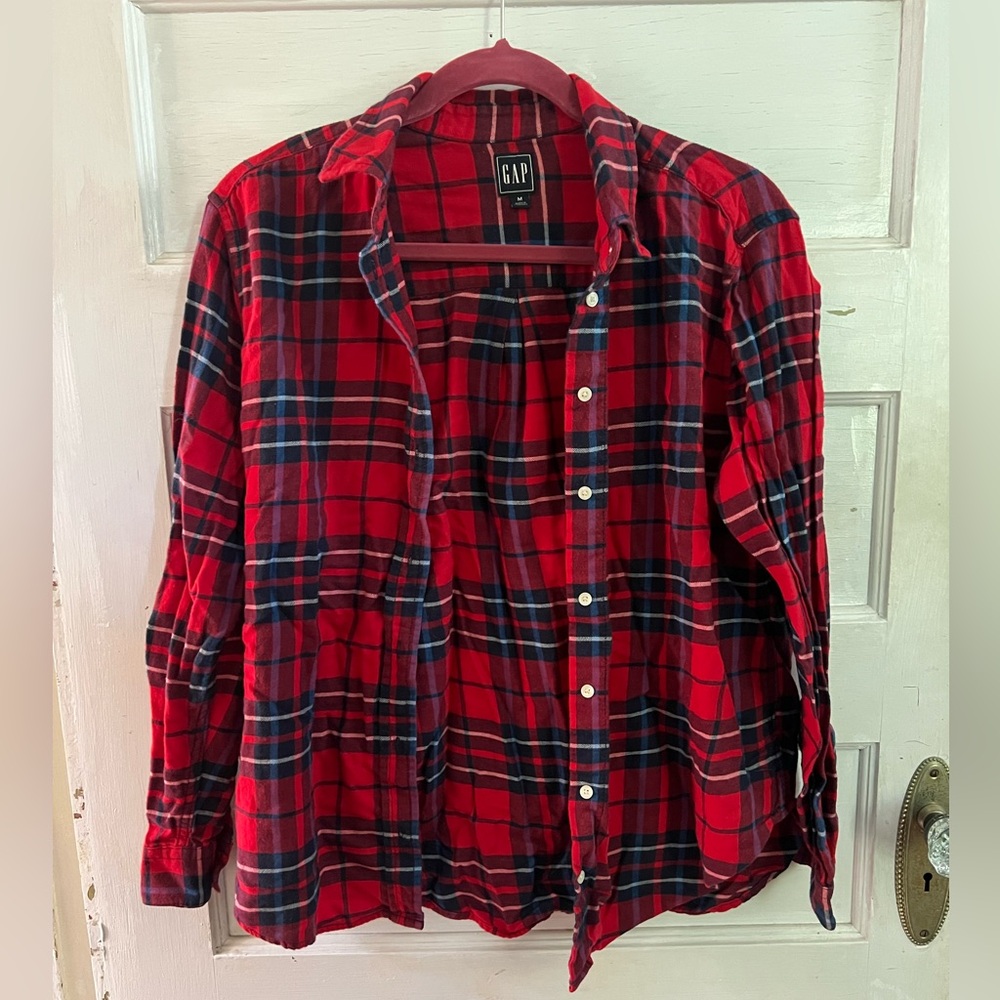 ☀️Gap Flannel Button-down